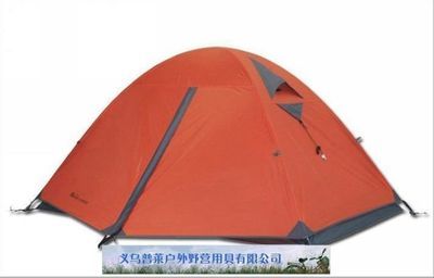 专业定制户外高档铝杆双人双层露营帐篷评测 防暴雨，挑得起野外重担